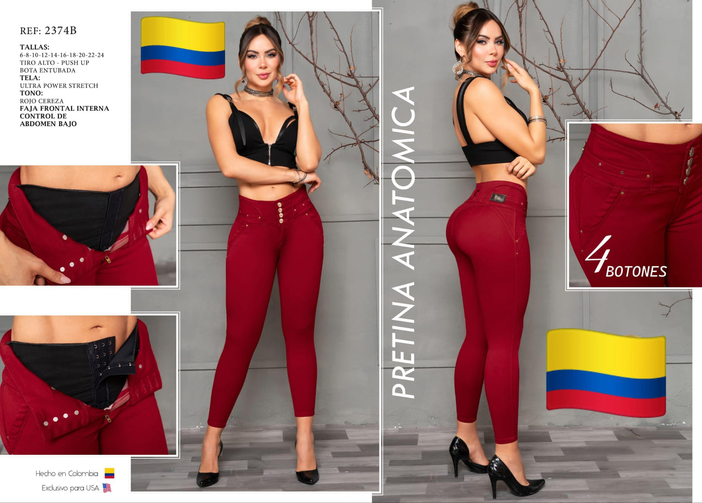 Jeans Ibc 14🇨🇴-9/10🇺🇸 Con Faja Frontal.