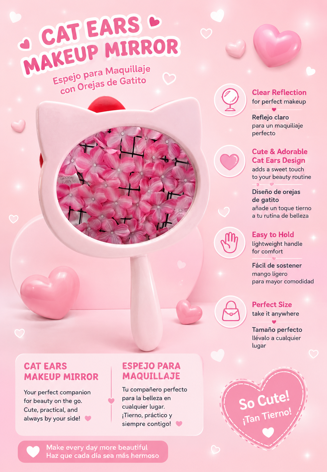 Mirror Inspired In Hello kitty