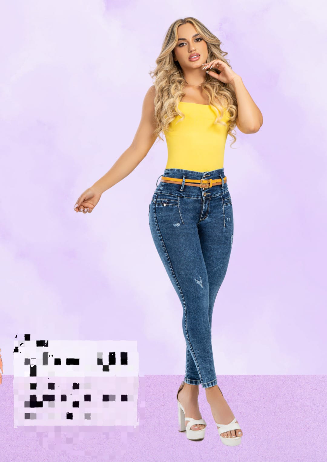Jeans Waoo 14🇨🇴-9/10🇺🇸 Con Faja.