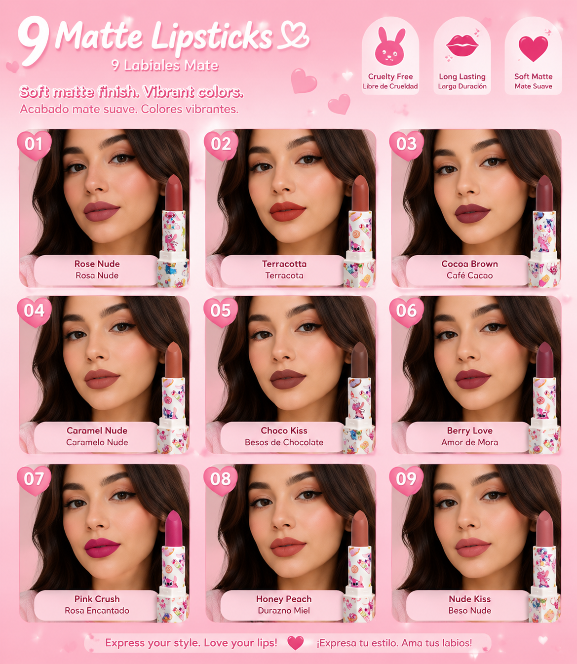 Lip Stick Inspirado En Stich