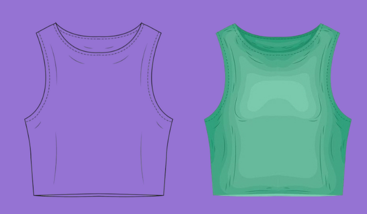 CROP TOPS O UMBLIGUERAS