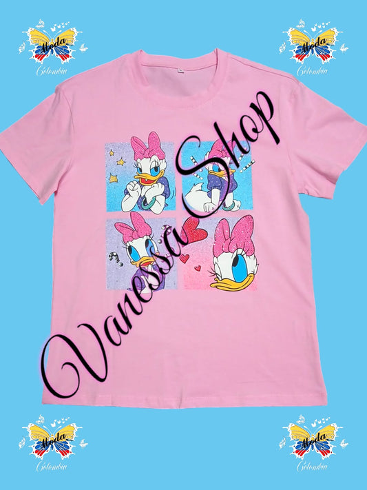 BLUSA DE MUJER CARTOON- Estilo Daysi