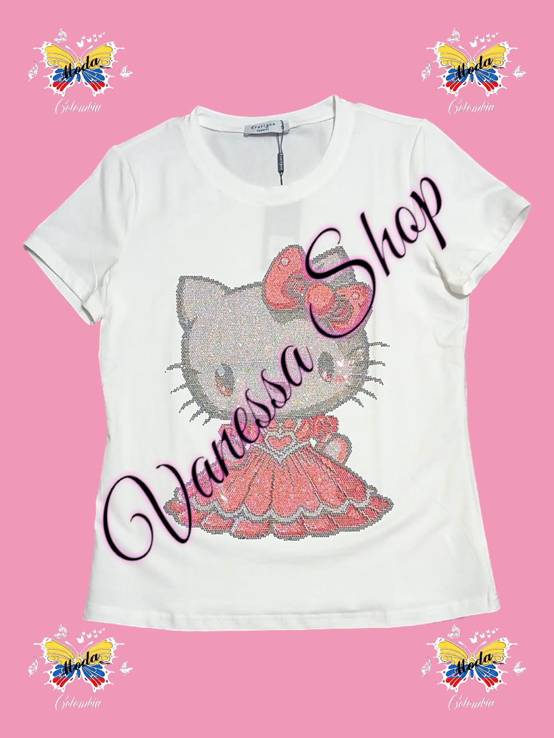 BLUSA DE MUJER CARTOON- Estilo Kitty