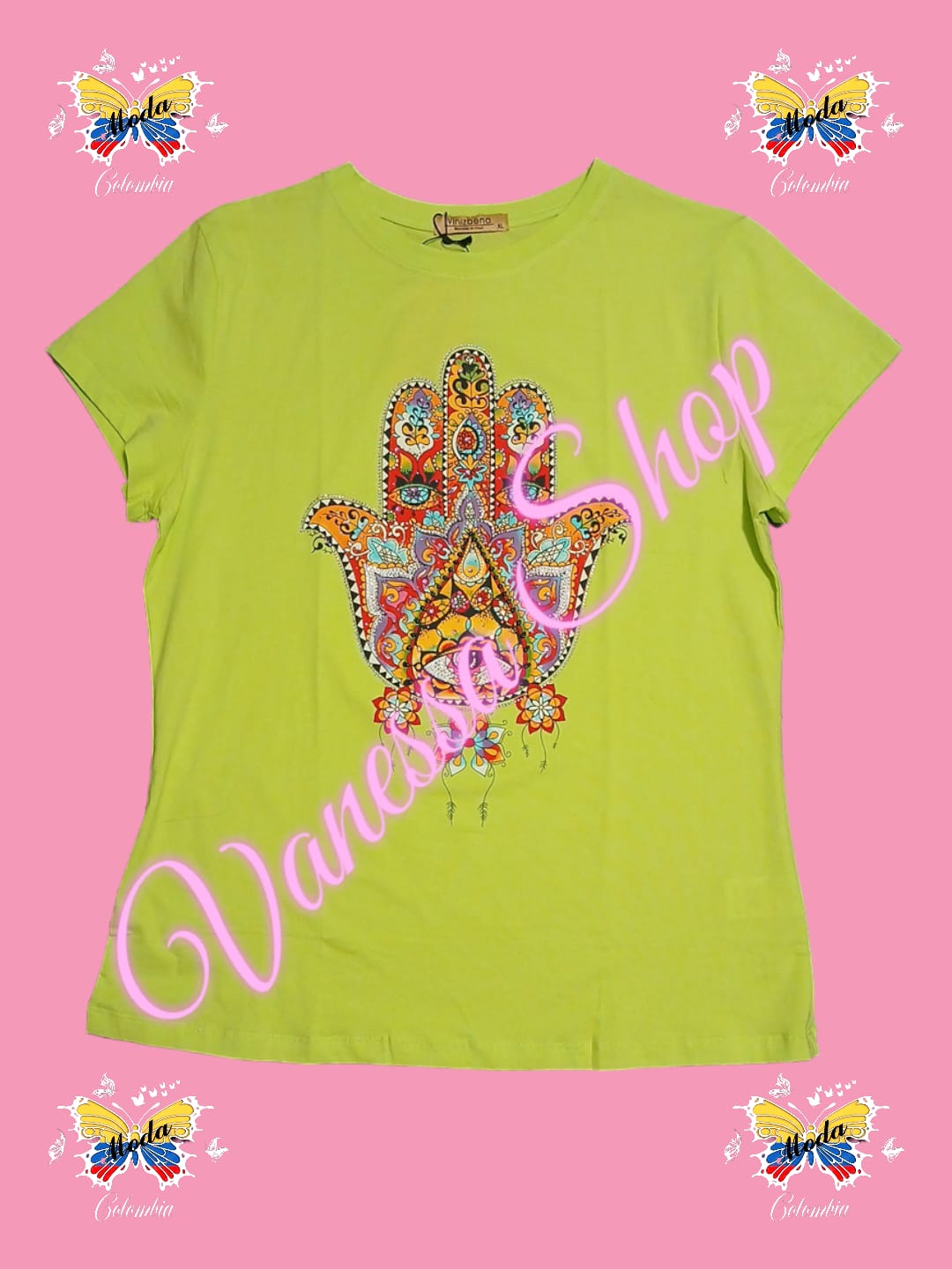 BLUSA DE MUJER CARTOON- Estilo Hamsa
