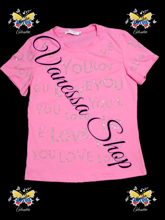 BLUSA DE MUJER CARTOON- Estilo Kitty (you love you)