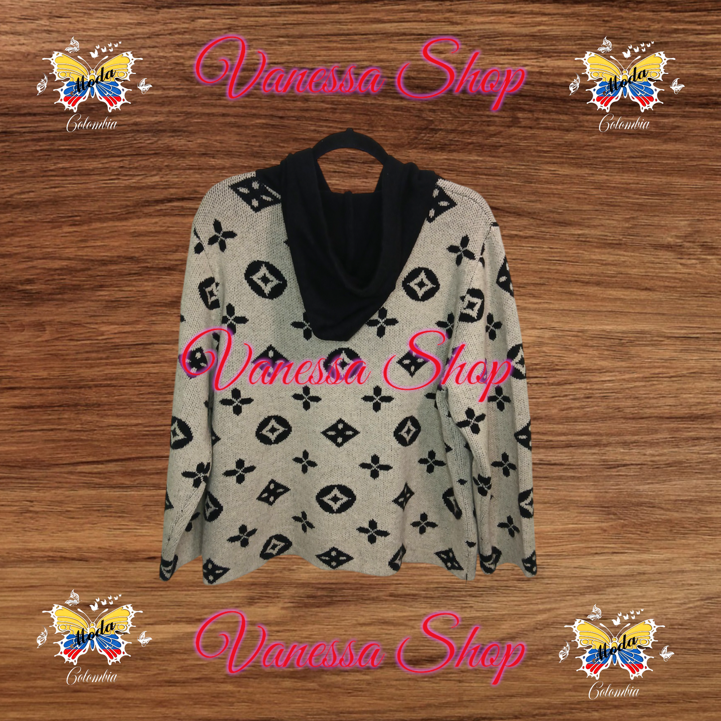 Sueter Inspirado LV Con Gorro.