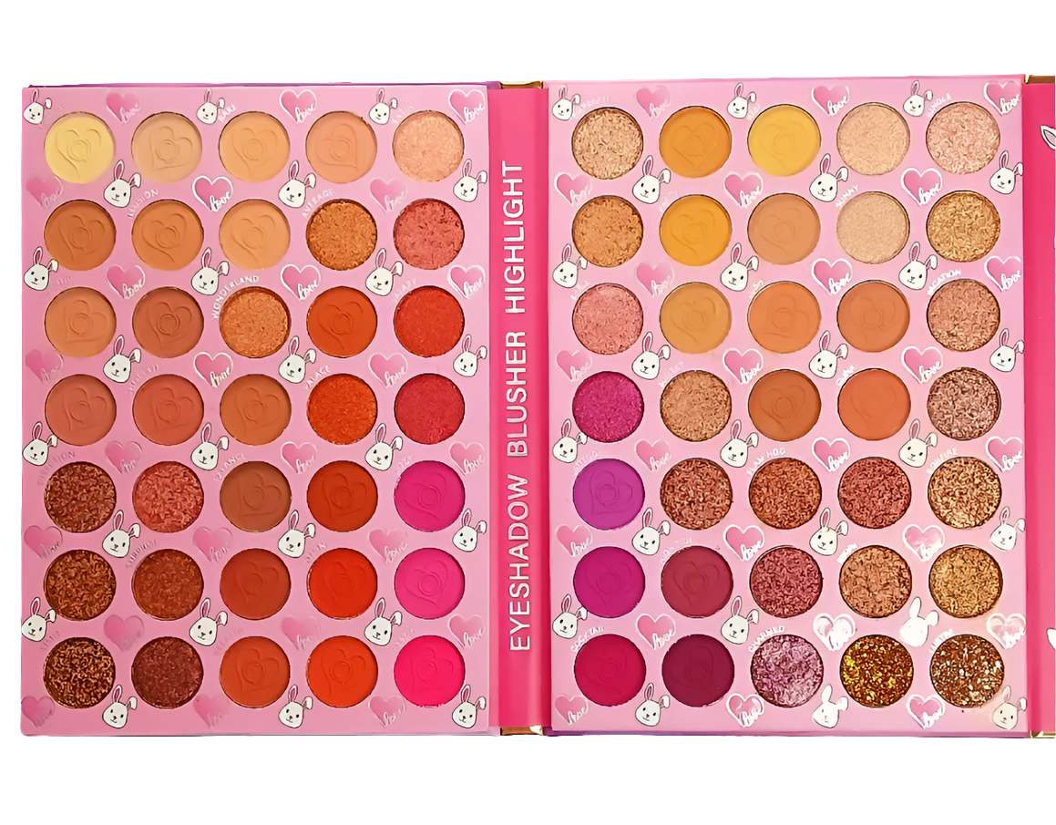 Libro de sombras con 117 colores.