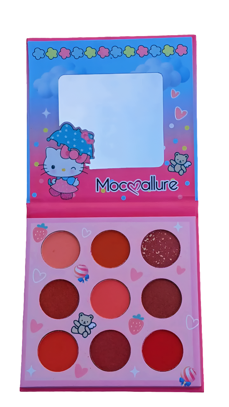 Paleta de sombras de Stich y HK.
