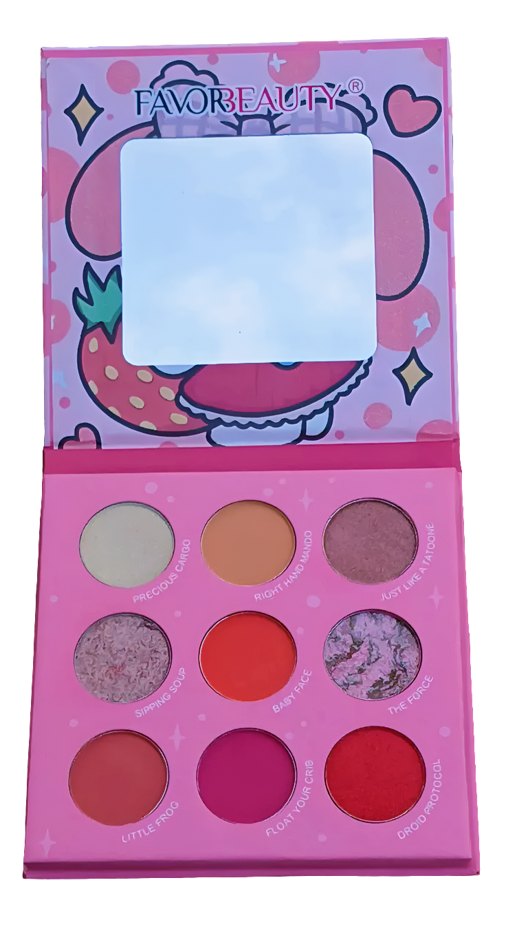 Paleta de sombras de Melody.