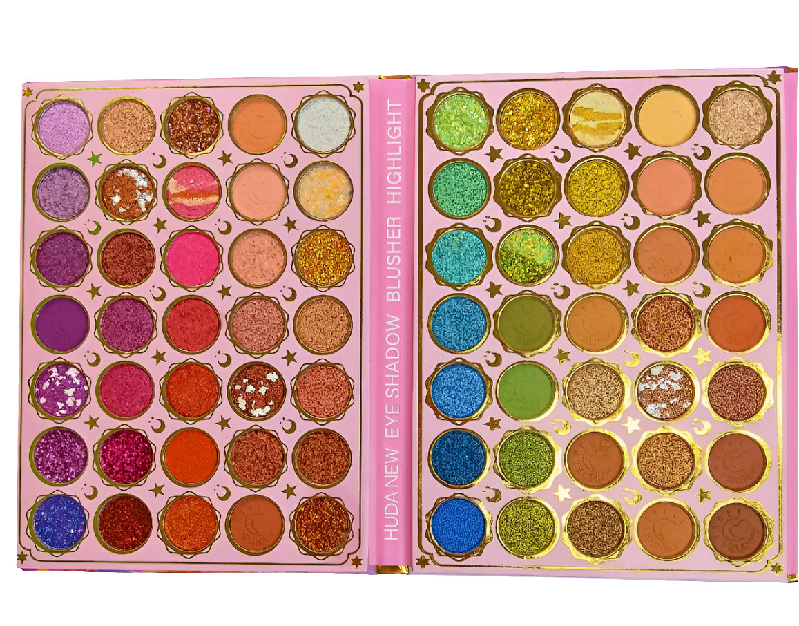 Libro de sombras con 117 colores.