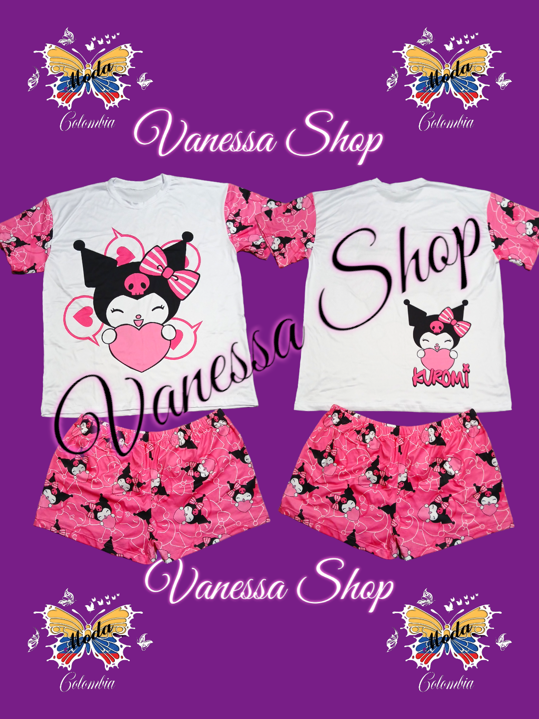 Pijama Camisa Short L-XL o Plus.