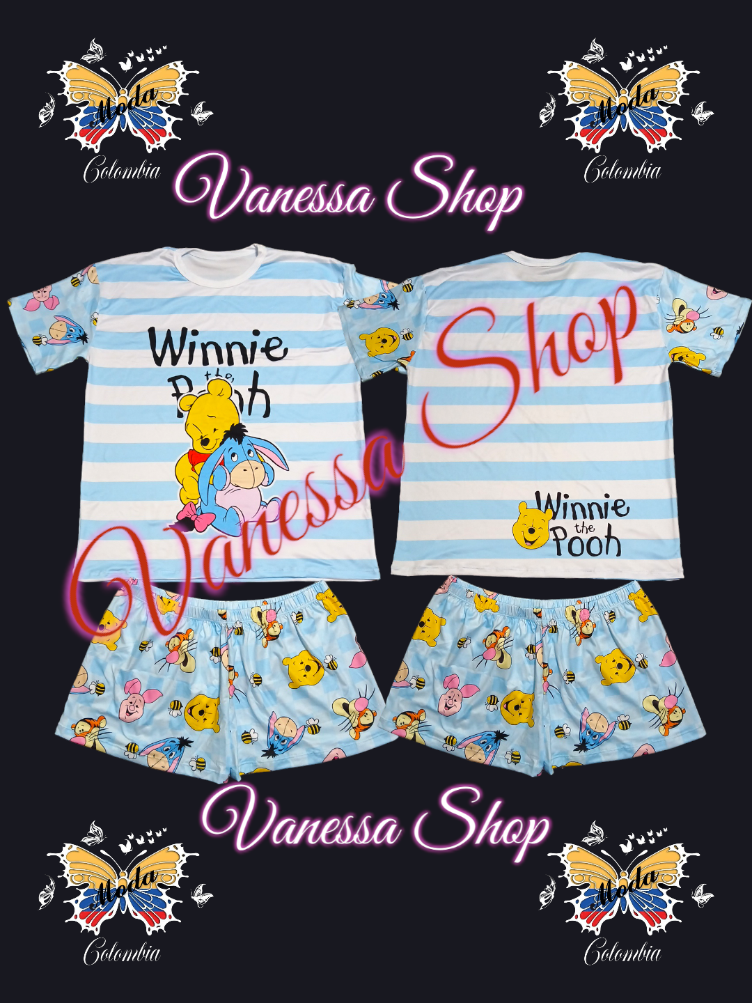 Pijama Camisa Short L-XL o Plus.
