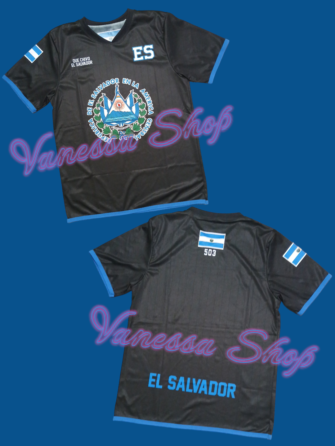 Camisa de El Salvador-ESTILO 5