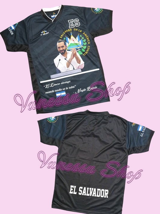 Camisa de El salvador-ESTILO 8.