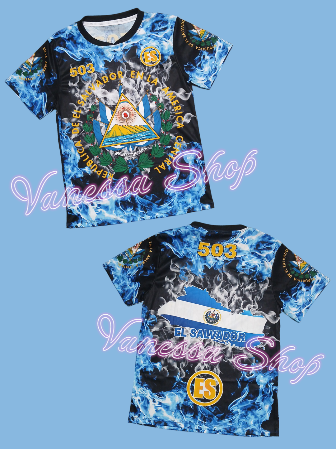 Camisa de El Salvador-ESTILO 7