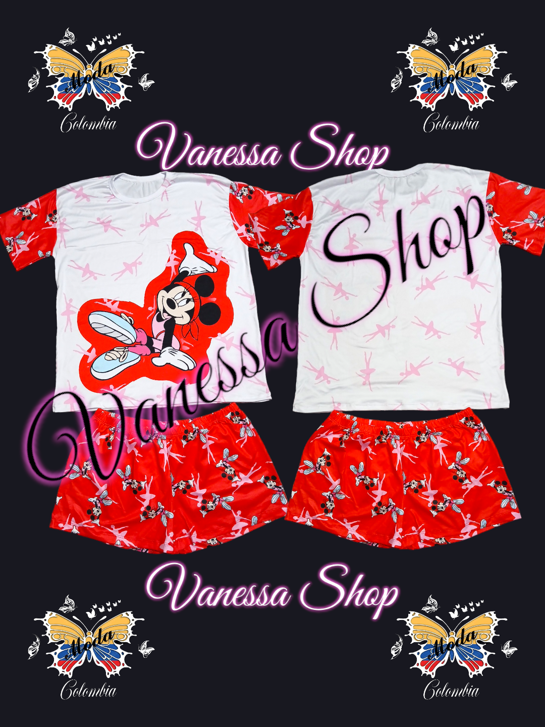 Pijama Camisa Short L-XL o Plus.