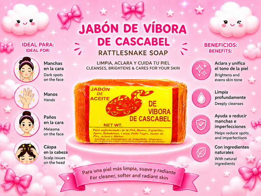 JABON DE VIBORA DE CASCABEL