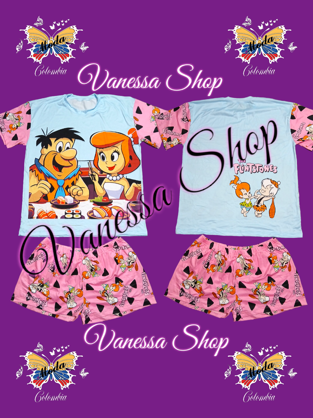 Pijama Camisa Short L-XL o Plus.