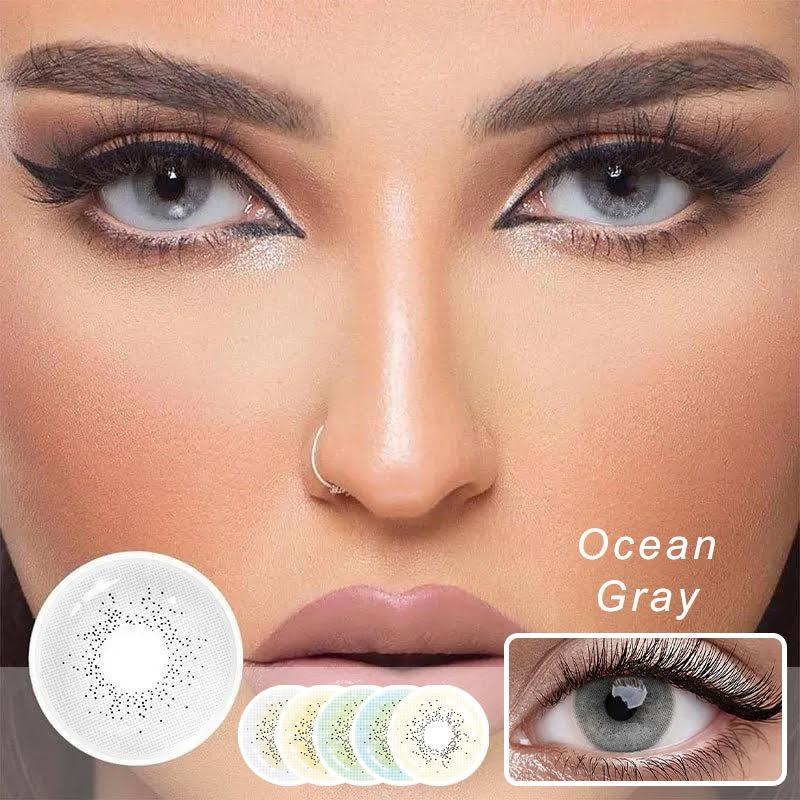 Ocean Gray-Lentes de contacto.