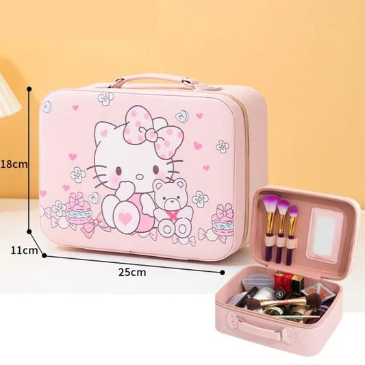 Cosmetiquera Rosa Inspirada Hello Kitty.