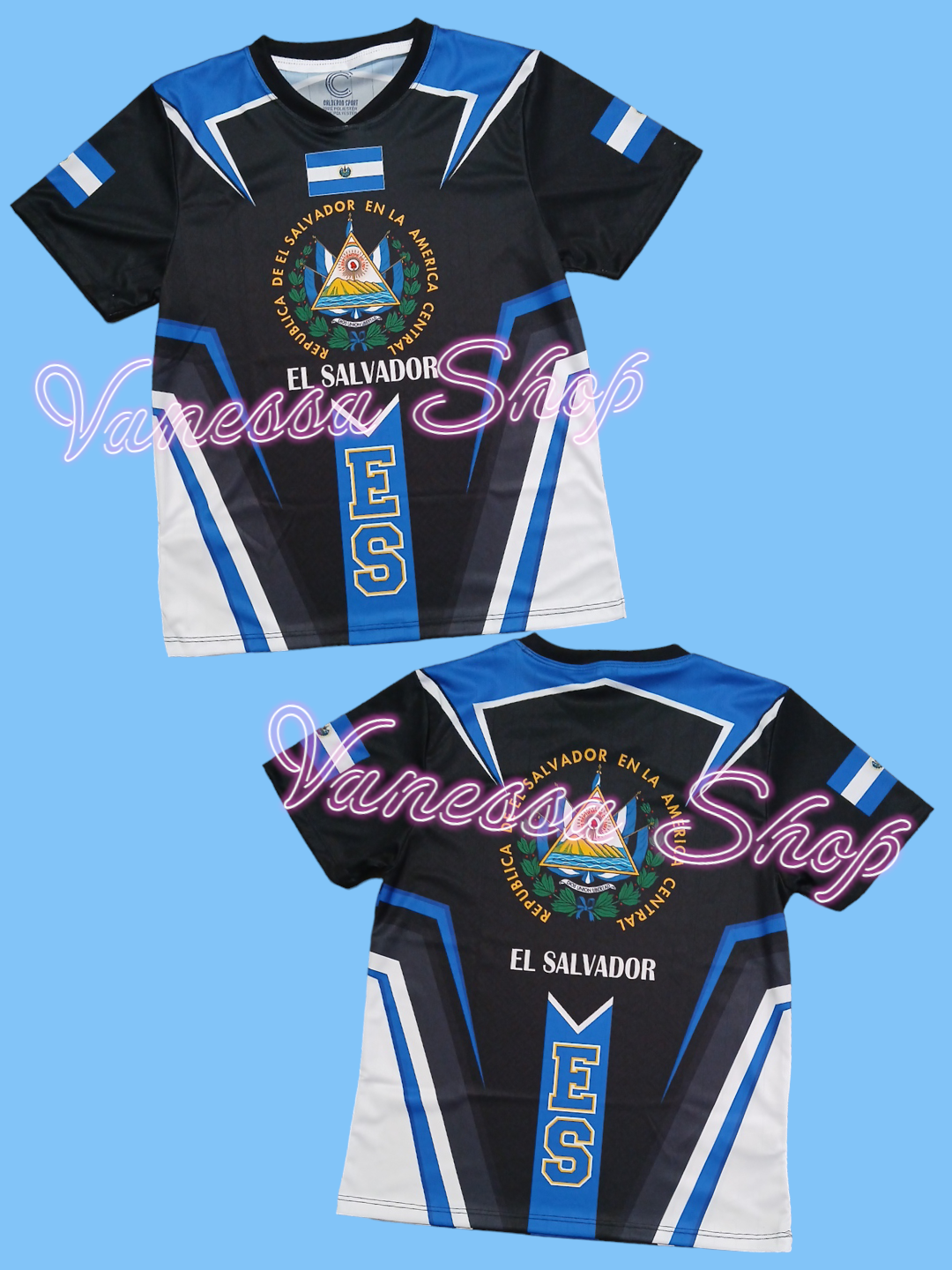 Camisa de El Salvador-ESTILO 9.