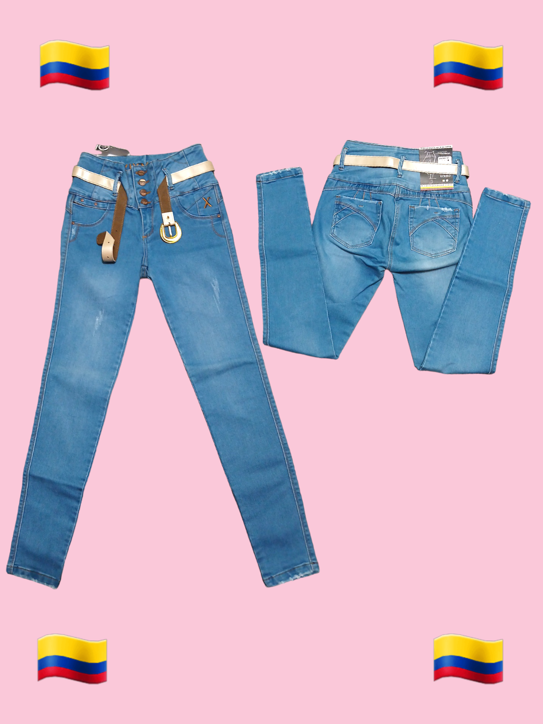 Jeans Xixmo 10🇨🇴-5/6🇺🇸 Sin Faja.