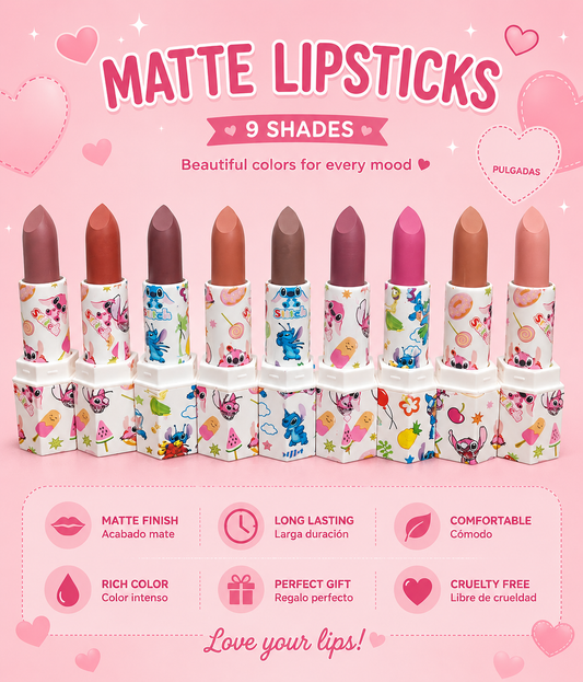 Lip Stick  Inspirado En Stich