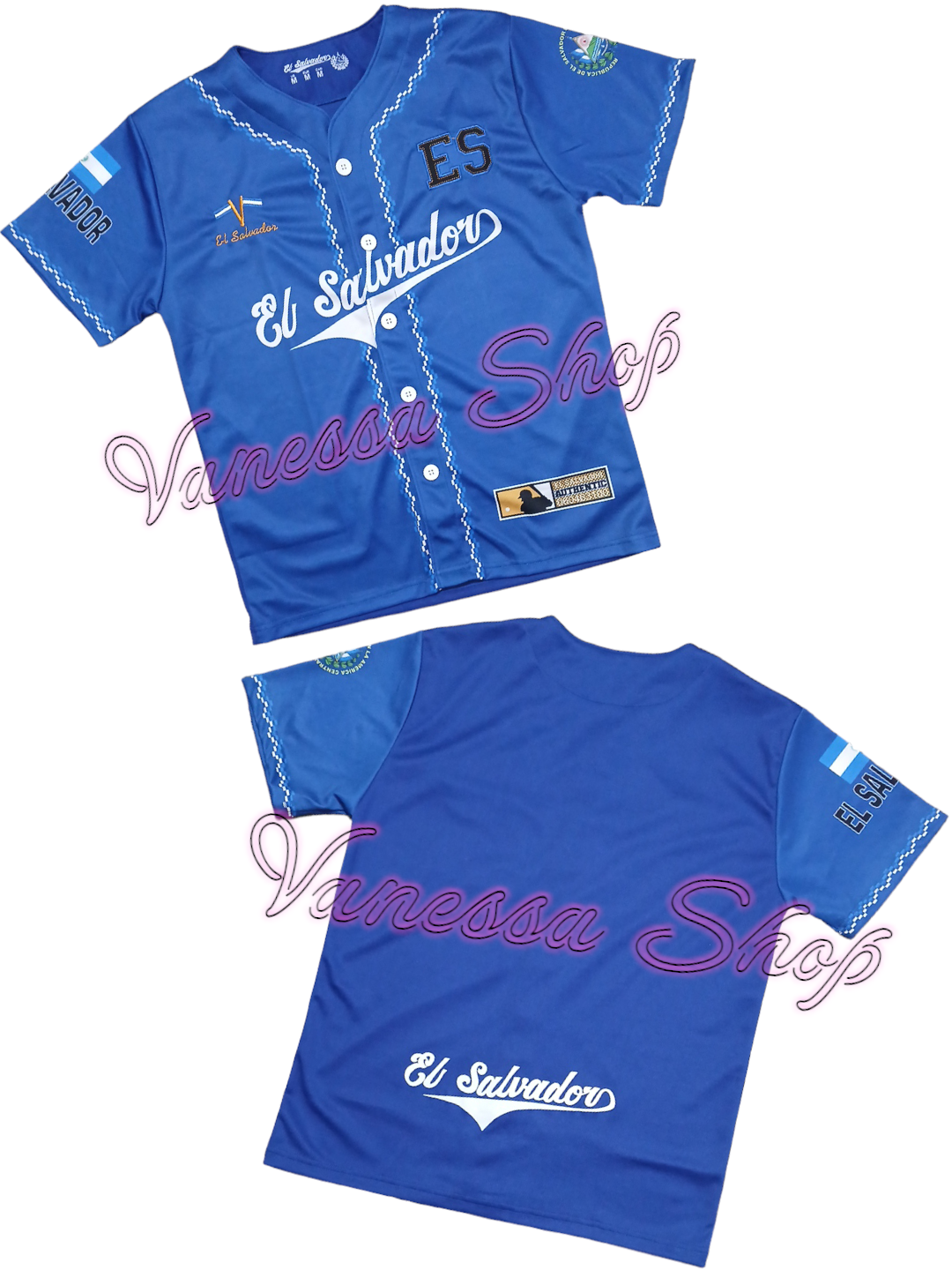 Camisa de El Salvador-ESTILO 1.