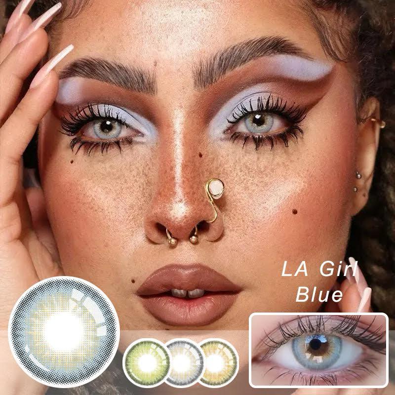 LA Girl Blue-Lentes de contacto.