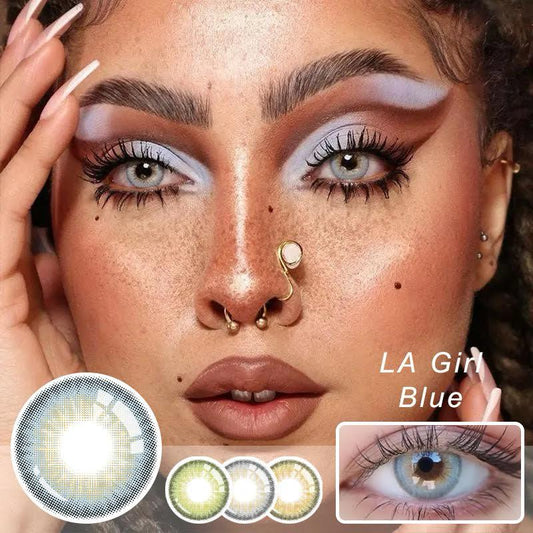 LA Girl Blue-Lentes de contacto.