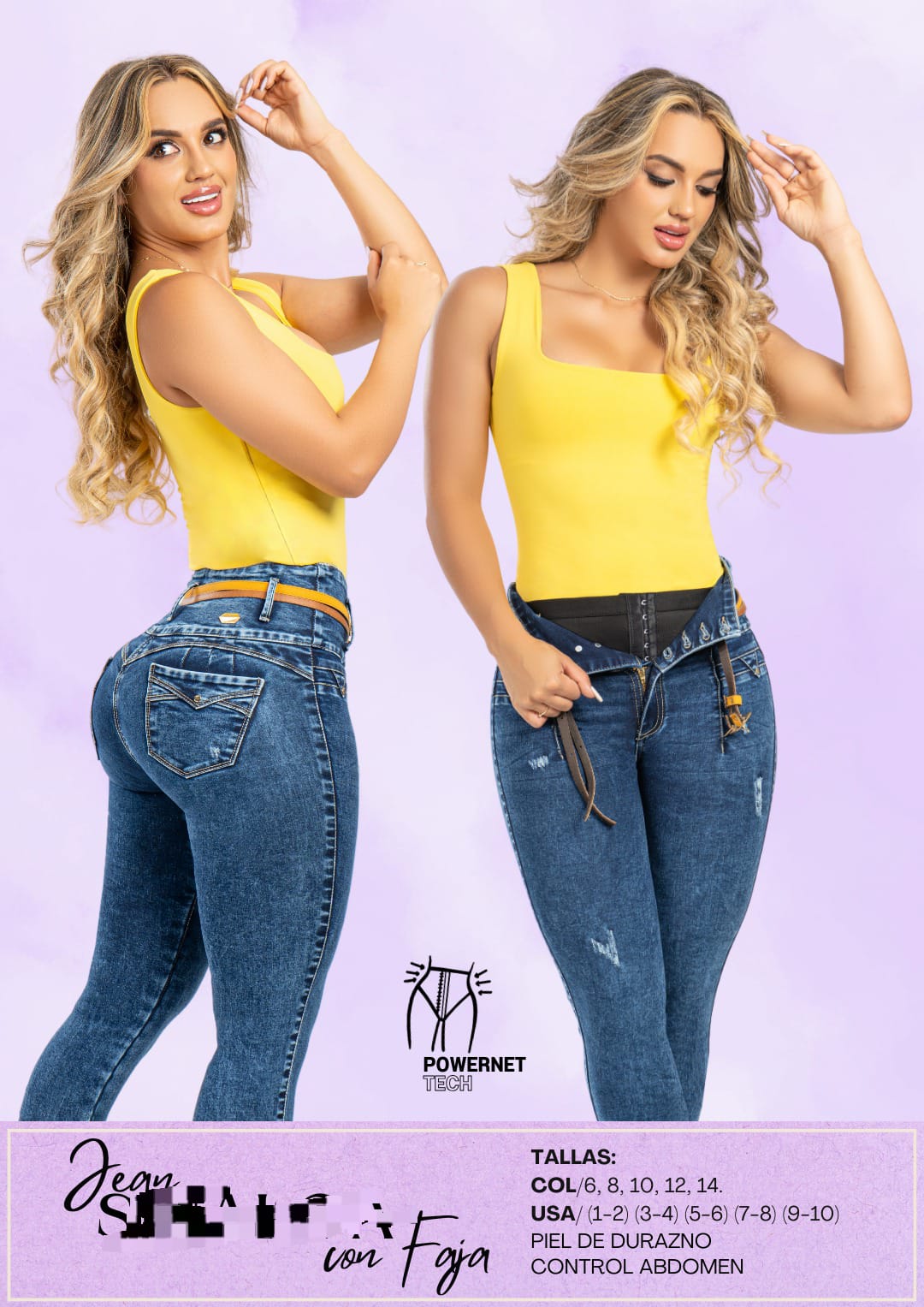 Jeans Waoo 14🇨🇴-9/10🇺🇸 Con Faja.