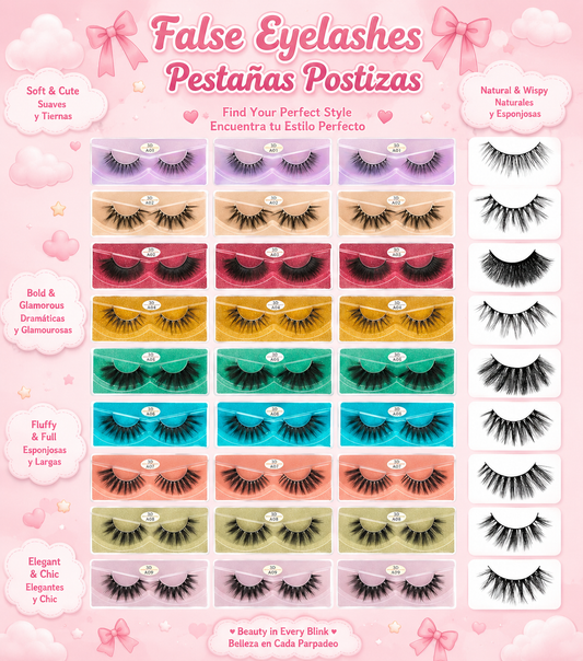 Pestañas Postizas 3D