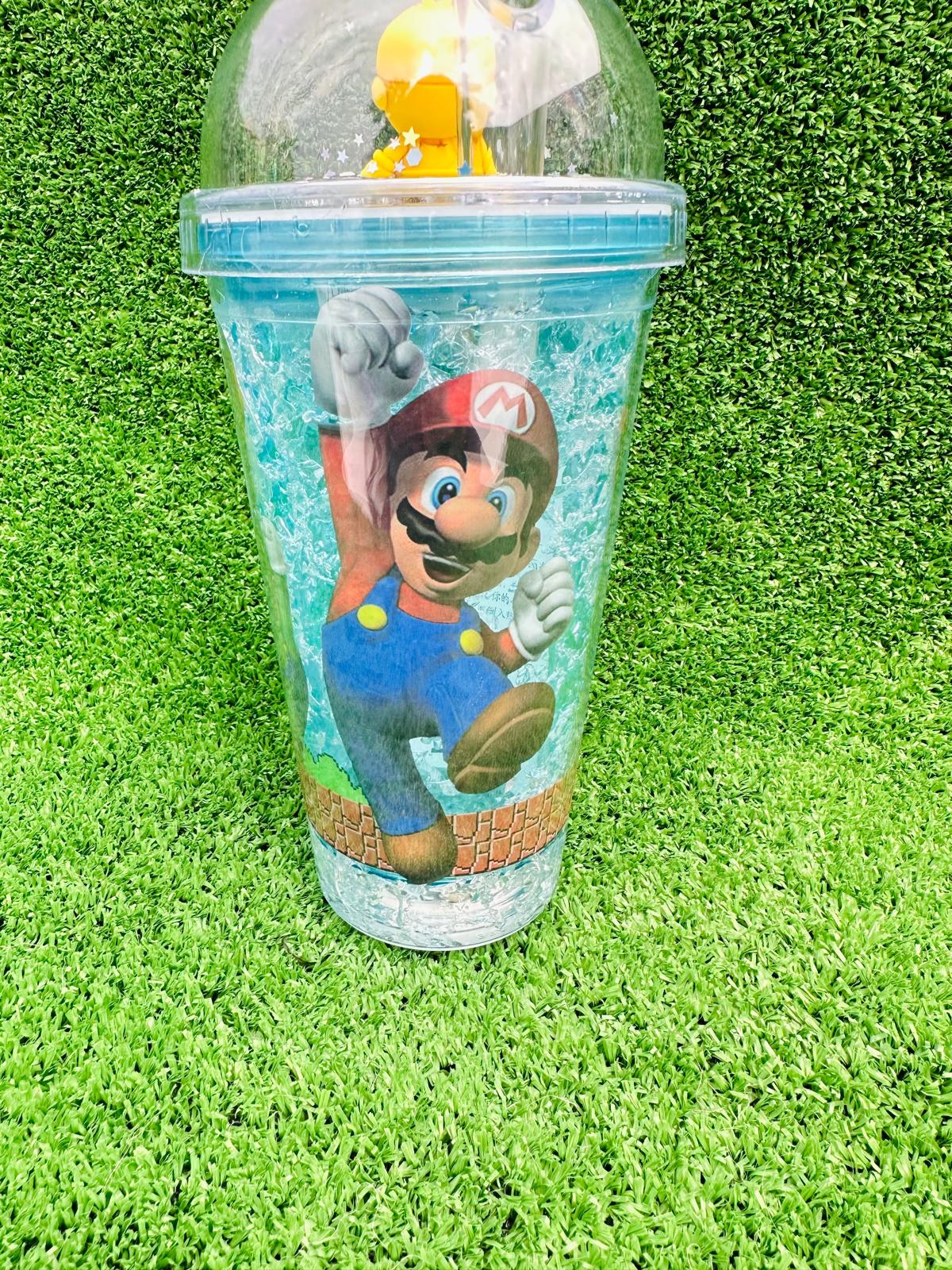 Vaso inspirado de mario bros de luces.